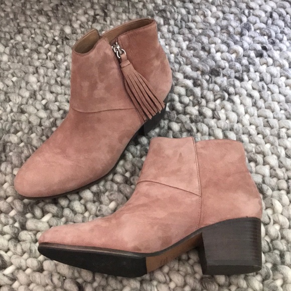 Coach Pricilla Bootie Boot in Nubuck Siena Tassel - Picture 3 of 15
